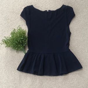 Alice + Olivia peplum top